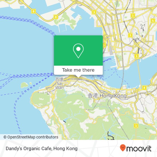 Dandy's Organic Cafe, 蘇杭街 108號 上環 map