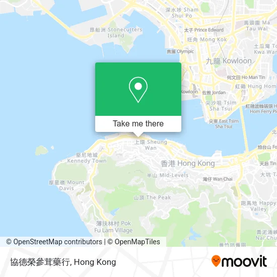 協德榮參茸藥行地圖