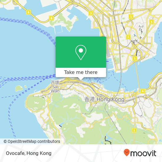 Ovocafe, 永和街 中環 map