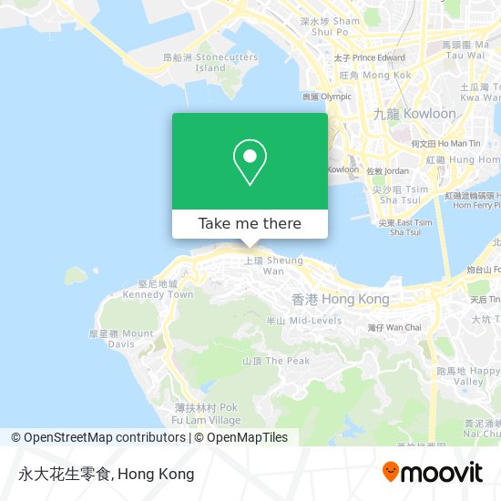 永大花生零食 map