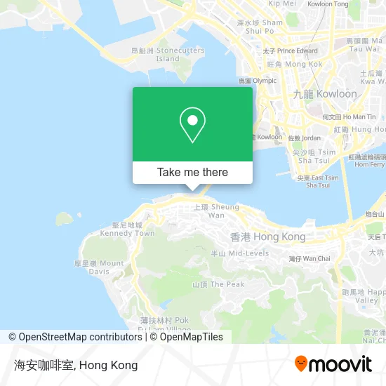 海安咖啡室地圖