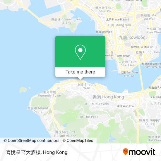 喜悅皇宮大酒樓地圖