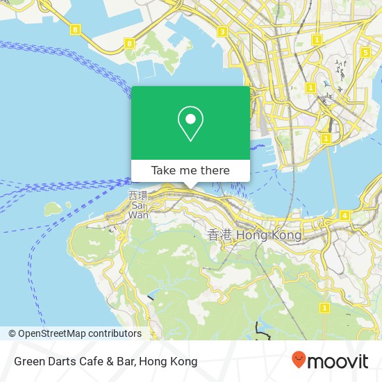 Green Darts Cafe & Bar, 永樂街 87號 上環 map