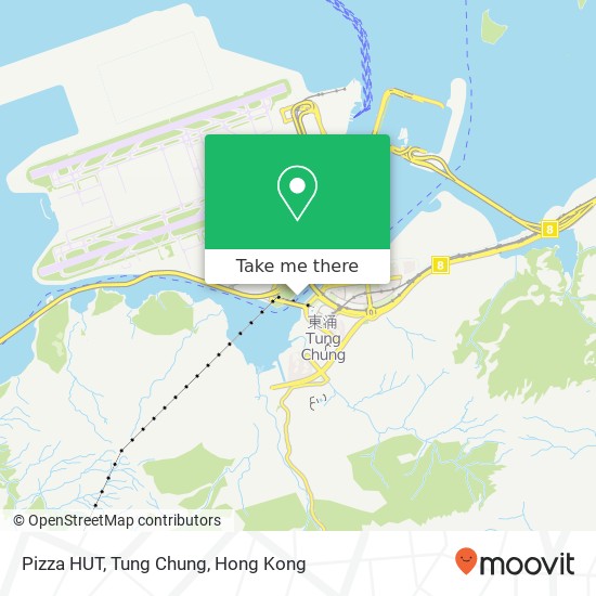 Pizza HUT, Tung Chung, 東薈城-東涌站入口 東涌 map