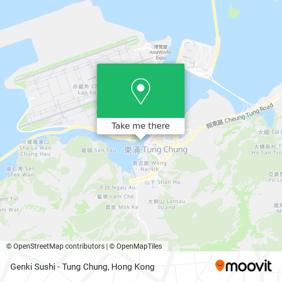 Genki Sushi - Tung Chung map