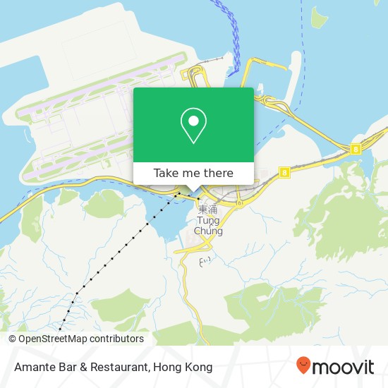 Amante Bar & Restaurant, 慶東街 東涌 map