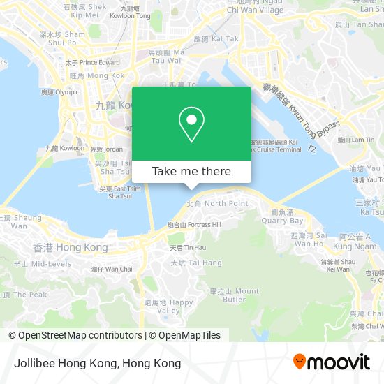 Jollibee Hong Kong map
