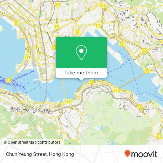 Chun Yeung Street, 春央街 北角 map