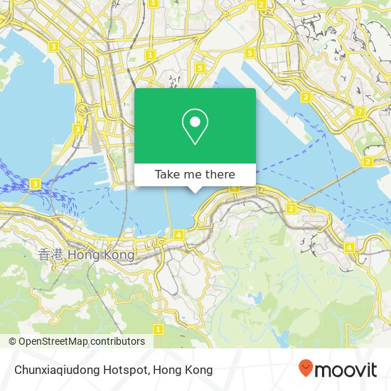 Chunxiaqiudong Hotspot, 英皇道 177號 北角地圖