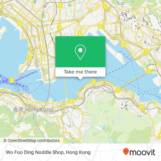 Wo Foo Ding Noddle Shop, 和富道 北角 map