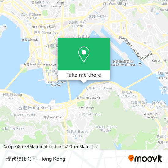 現代校服公司 map