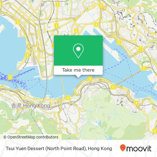 Tsui Yuen Dessert (North Point Road), 北角道 13號 北角 map