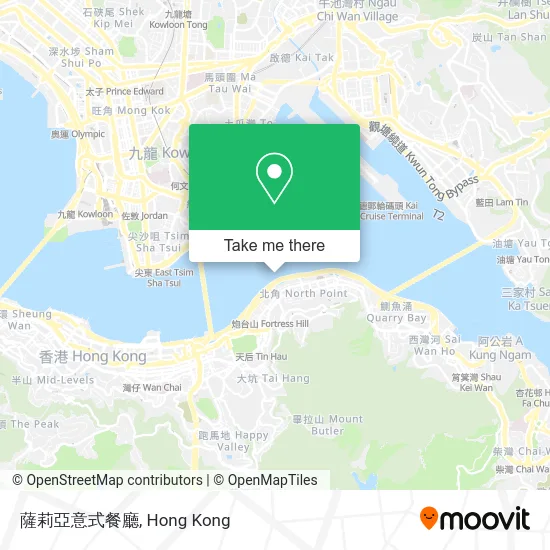 薩莉亞意式餐廳 map
