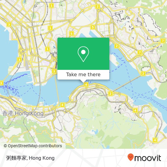 粥麵專家, 英皇道 500 北角 map