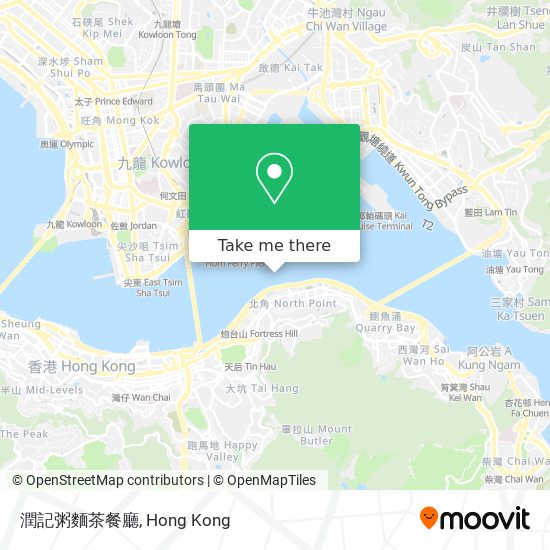 潤記粥麵茶餐廳 map