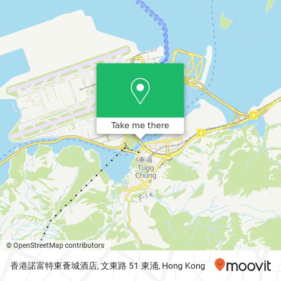 香港諾富特東薈城酒店, 文東路 51 東涌 map