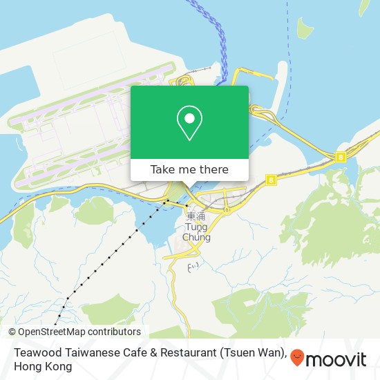 Teawood Taiwanese Cafe & Restaurant (Tsuen Wan), 文東路 東涌 map