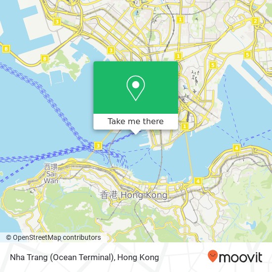 Nha Trang (Ocean Terminal), 海港城 尖沙咀 map