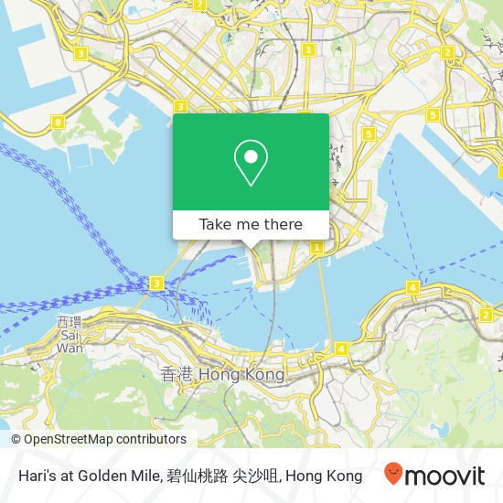 Hari's at Golden Mile, 碧仙桃路 尖沙咀 map