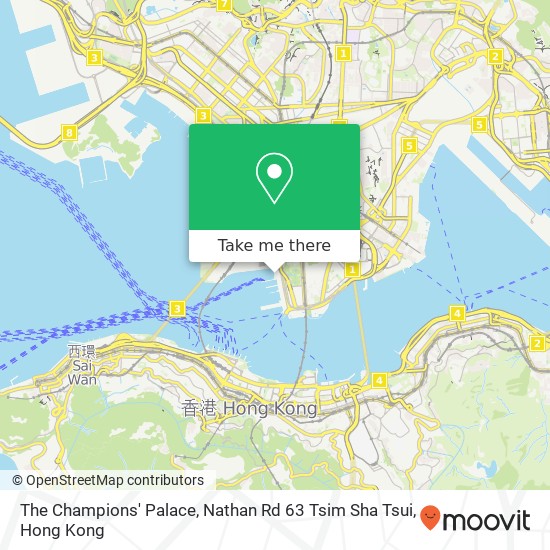 The Champions' Palace, Nathan Rd 63 Tsim Sha Tsui map