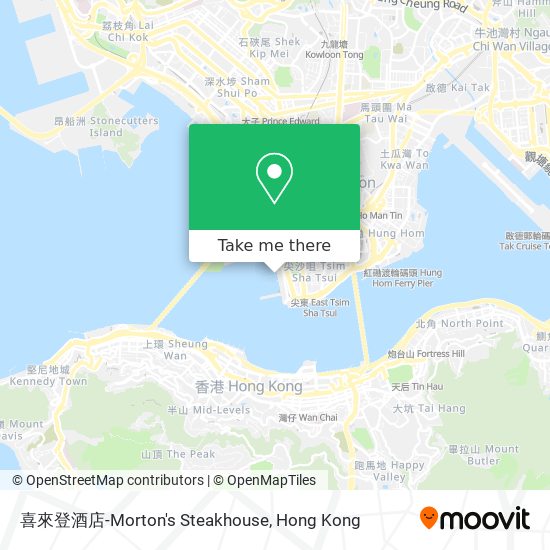 喜來登酒店-Morton's Steakhouse map