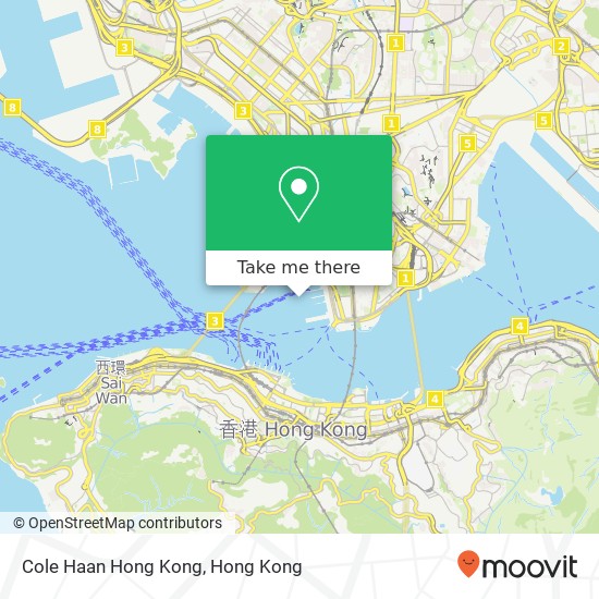 Cole Haan Hong Kong, 海港城 尖沙咀 map