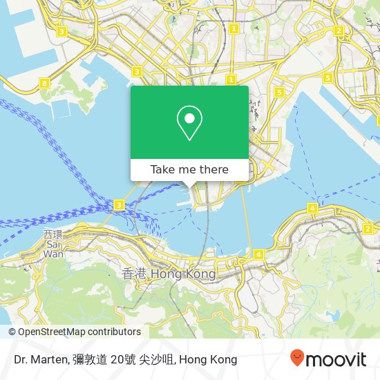 Dr. Marten, 彌敦道 20號 尖沙咀 map