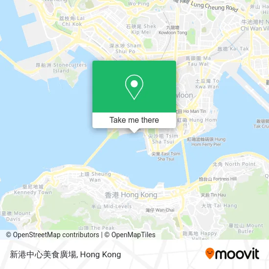 新港中心美食廣場地圖