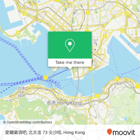 愛爾蘭酒吧, 北京道 73 尖沙咀 map