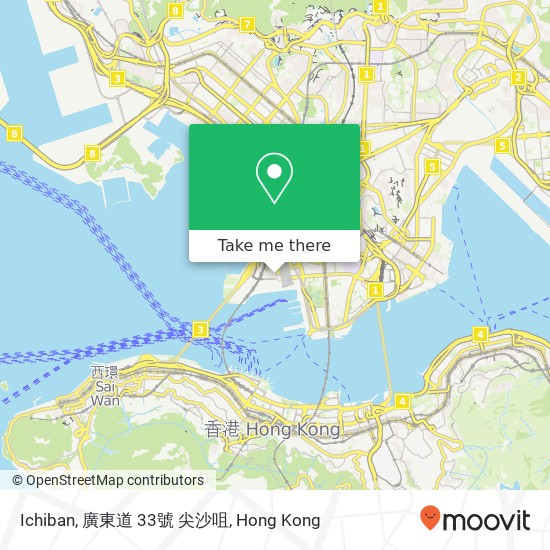 Ichiban, 廣東道 33號 尖沙咀 map