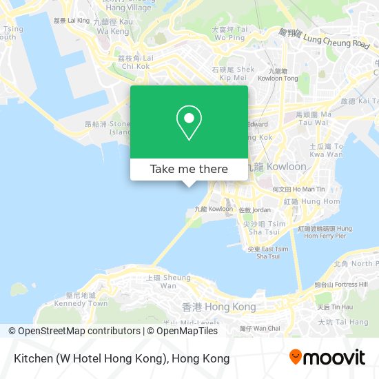 Kitchen (W Hotel Hong Kong) map