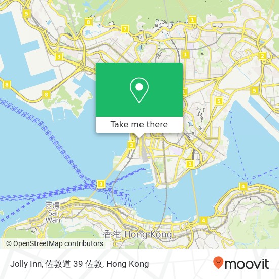 Jolly Inn, 佐敦道 39 佐敦 map