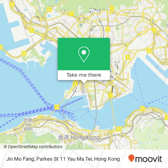 Jin Mo Fang, Parkes St 11 Yau Ma Tei map