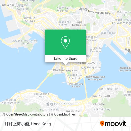 好好上海小館地圖