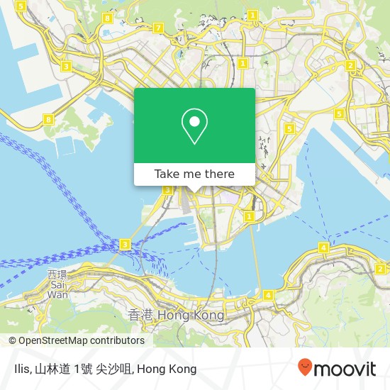 Ilis, 山林道 1號 尖沙咀 map