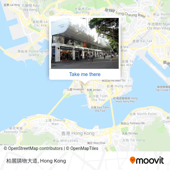 柏麗購物大道地圖