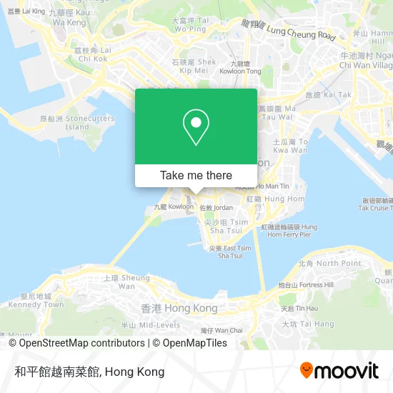 和平館越南菜館地圖