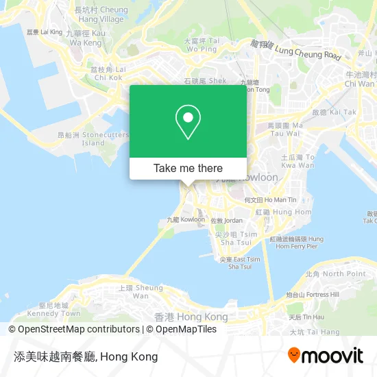 添美味越南餐廳 map