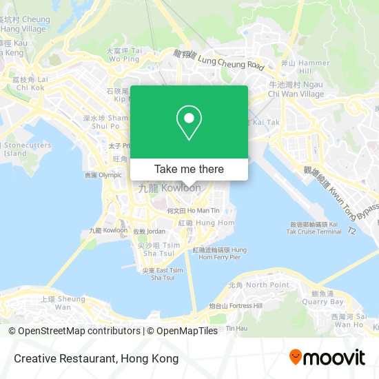 Creative Restaurant map