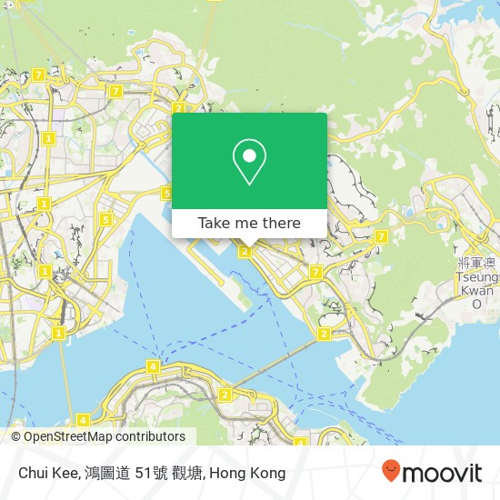 Chui Kee, 鴻圖道 51號 觀塘 map