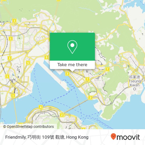 Friendmily, 巧明街 109號 觀塘 map
