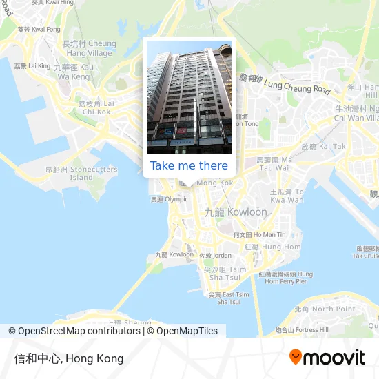 信和中心地圖