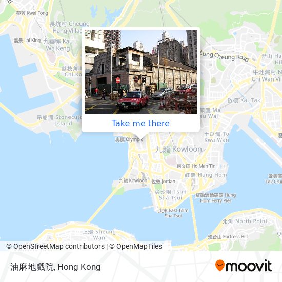 油麻地戲院 map