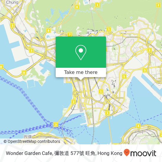 Wonder Garden Cafe, 彌敦道 577號 旺角 map