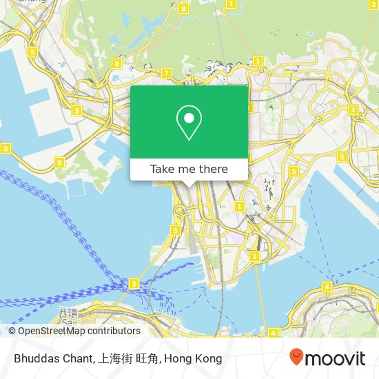 Bhuddas Chant, 上海街 旺角 map