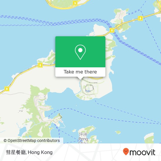 彗星餐廳, 香港迪士尼樂園 map