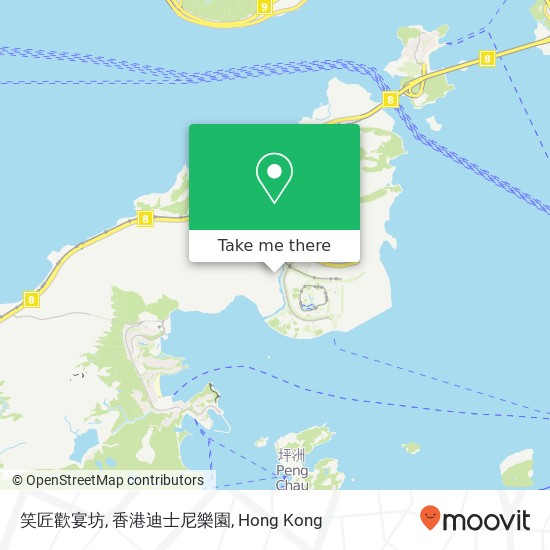 笑匠歡宴坊, 香港迪士尼樂園 map