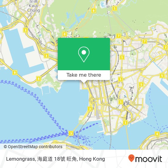 Lemongrass, 海庭道 18號 旺角 map