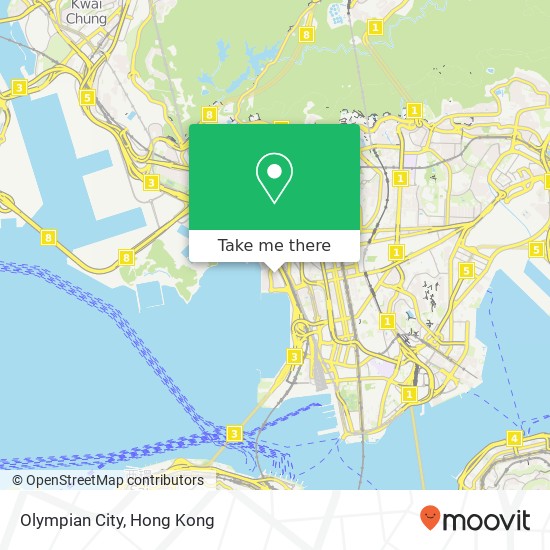 Olympian City地圖