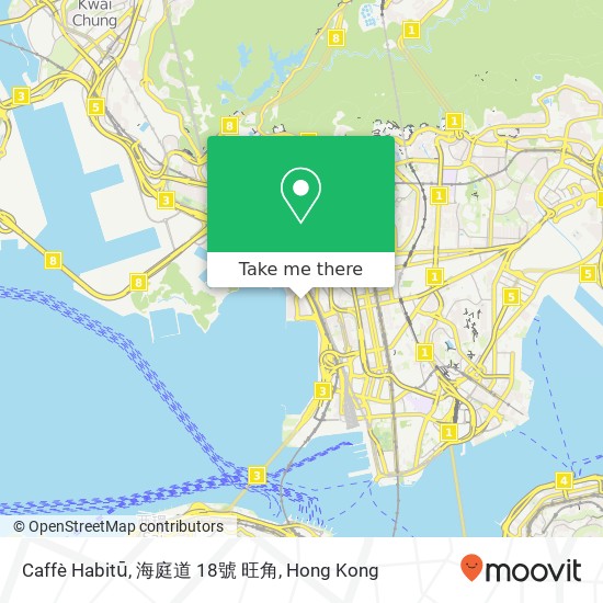 Caffè Habitū, 海庭道 18號 旺角 map